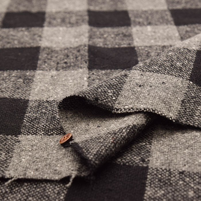 Wool Fabric Buffalo Check - nomura tailor