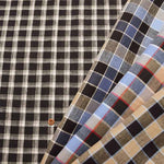 Yarn-dyed linen check fabric - nomura tailor