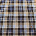 Yarn-dyed linen check fabric - nomura tailor