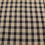 Yarn-dyed linen check fabric - nomura tailor