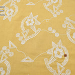 Vietnamese Slub Cotton Embroidered Fabric - nomura tailor