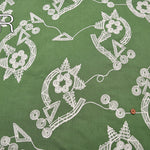 Vietnamese Slub Cotton Embroidered Fabric - nomura tailor