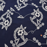 Vietnamese Slub Cotton Embroidered Fabric - nomura tailor