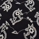 Vietnamese Slub Cotton Embroidered Fabric - nomura tailor