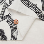 Vietnamese Slub Cotton Embroidered Fabric - nomura tailor
