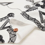 Vietnamese Slub Cotton Embroidered Fabric - nomura tailor