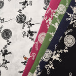 Vietnamese Slub Cotton Embroidered Fabric - nomura tailor