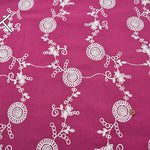 Vietnamese Slub Cotton Embroidered Fabric - nomura tailor