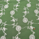 Vietnamese Slub Cotton Embroidered Fabric - nomura tailor