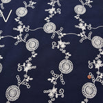 Vietnamese Slub Cotton Embroidered Fabric - nomura tailor