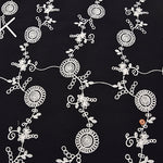 Vietnamese Slub Cotton Embroidered Fabric - nomura tailor