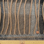 Italy-Made One-Sided Fringed Check Fabric - nomura tailor