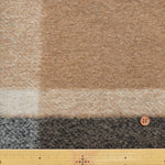 Italy-Made One-Sided Fringed Check Fabric - nomura tailor