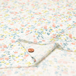 Wider Width Polyester Satin Print Fabric – Flower - nomura tailor