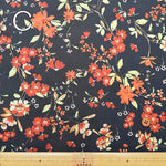 Wider Width Polyester Satin Print Fabric – Flower - nomura tailor