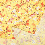 Wider Width Polyester Satin Print Fabric – Flower - nomura tailor