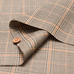 Wool Glen Check Pattern Fabric - nomura tailor