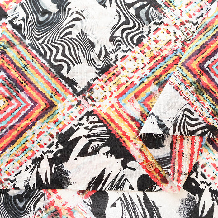 Made in China Linen Fabric - Mosaic - nomura tailor