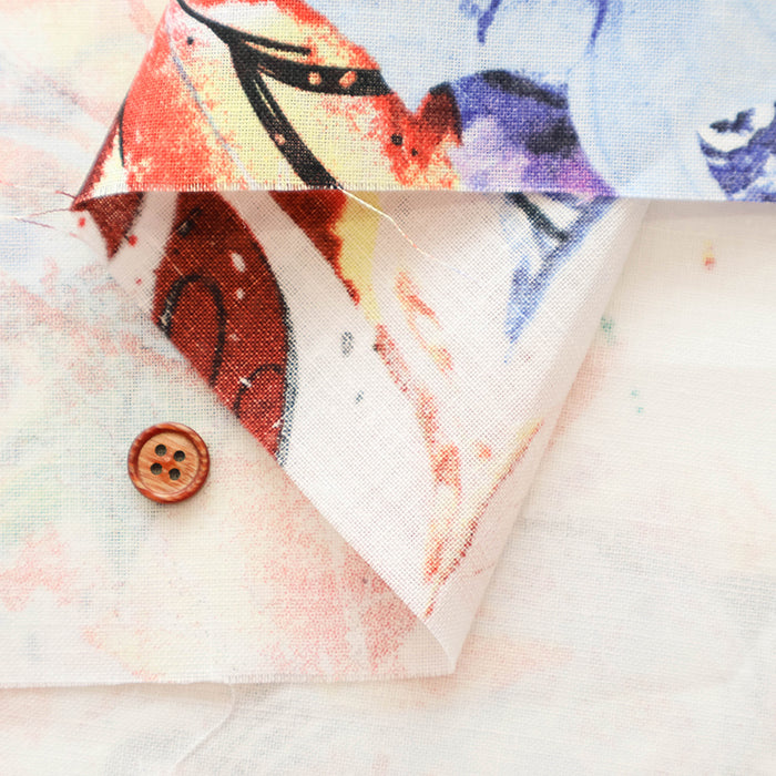 Made in China Linen Fabric - Elegant Flower - nomura tailor