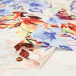 Made in China Linen Fabric - Elegant Flower - nomura tailor