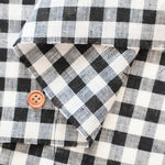 Made in China Yarn-dyed Linen Check Fabric - nomura tailor