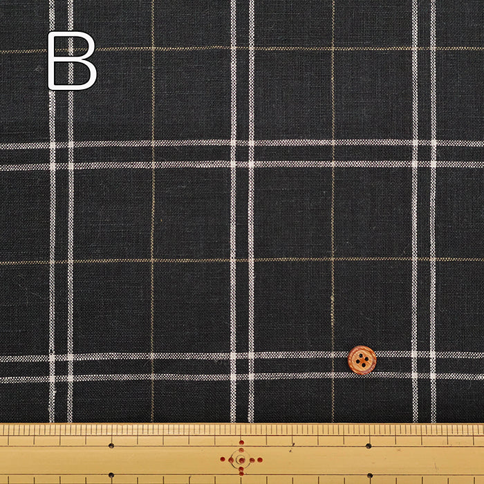 Made in China Linen Yarn-Dyed Check Fabric - nomura tailor