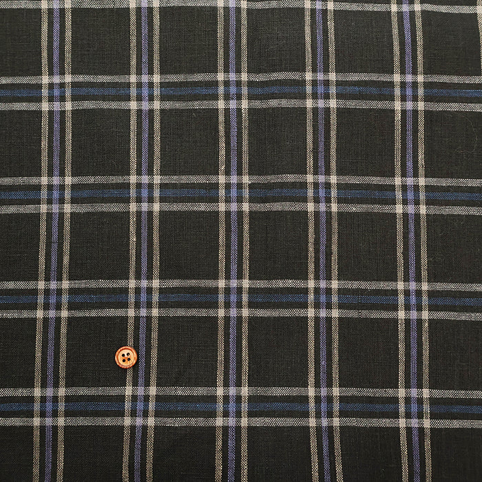 Made in China Linen Yarn-Dyed Check Fabric - nomura tailor