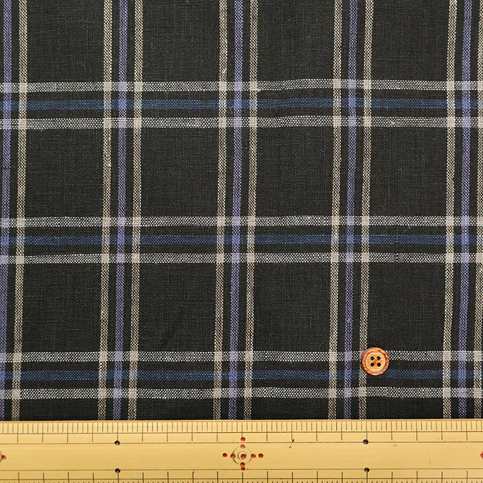 Made in China Linen Yarn-Dyed Check Fabric - nomura tailor