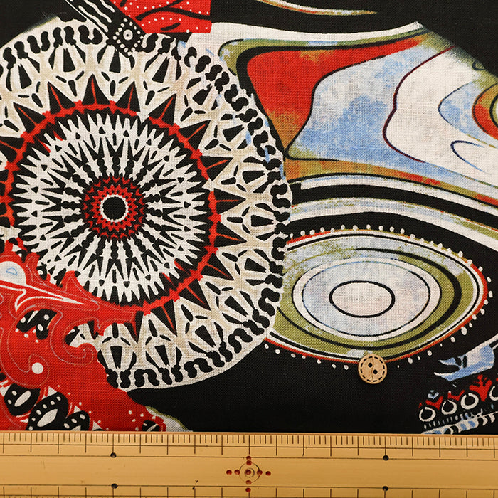 Linen Print Fabric - nomura tailor
