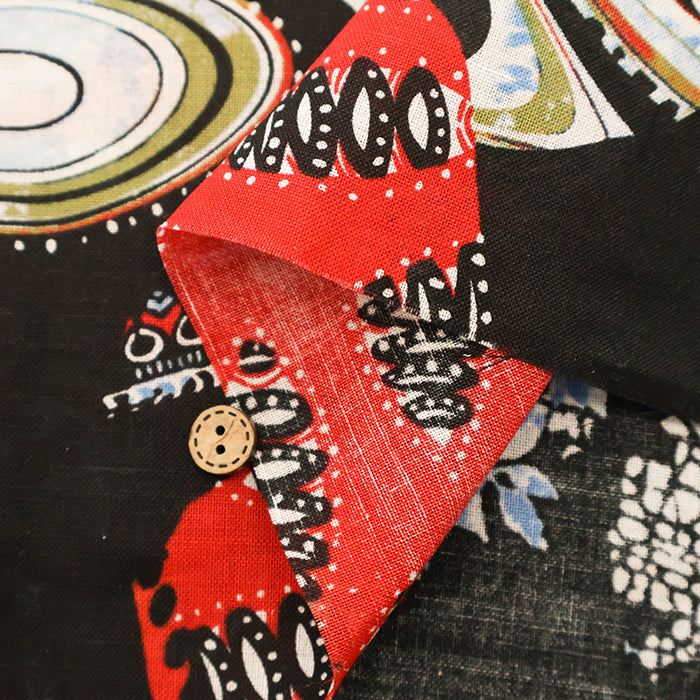 Linen Print Fabric - nomura tailor