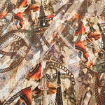 Linen Print Fabric - nomura tailor