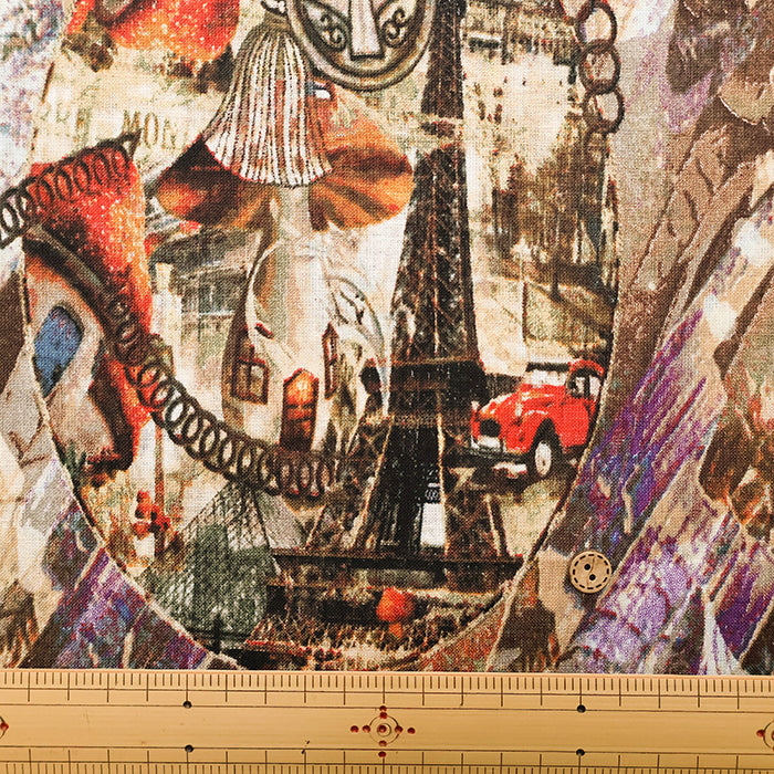 Linen Print Fabric - nomura tailor