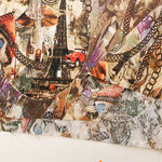 Linen Print Fabric - nomura tailor