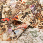 Linen Print Fabric - nomura tailor