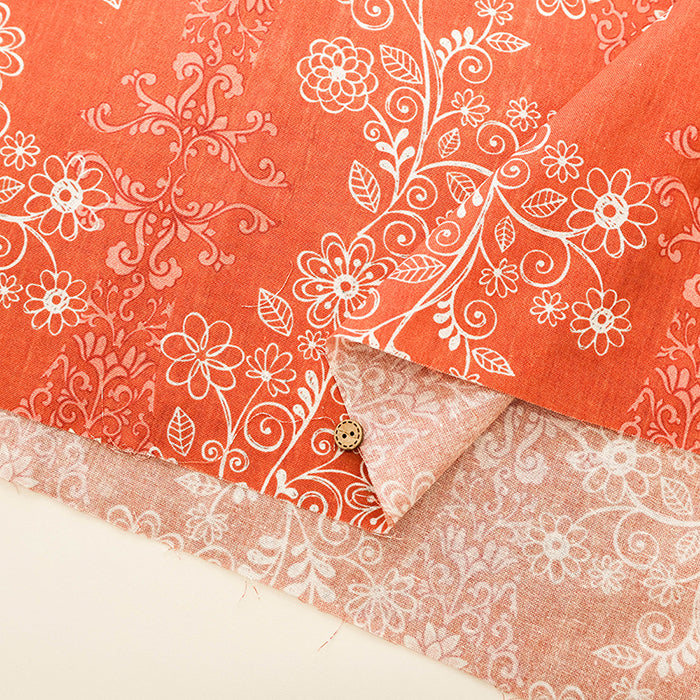 Linen Print Fabric - nomura tailor