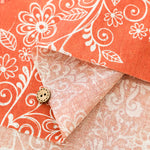 Linen Print Fabric - nomura tailor