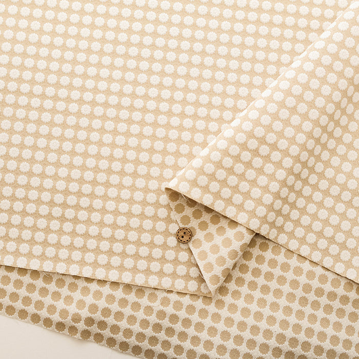 Circle Jacquard Stretch Fabric - nomura tailor