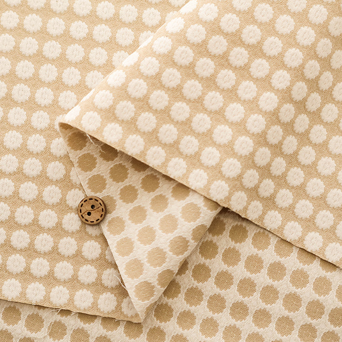 Circle Jacquard Stretch Fabric - nomura tailor