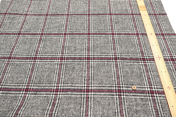 Reversible Wool Check Fabric - nomura tailor