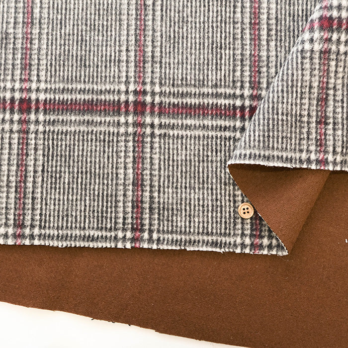 Reversible Wool Check Fabric - nomura tailor