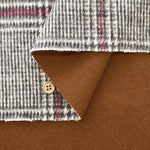Reversible Wool Check Fabric - nomura tailor