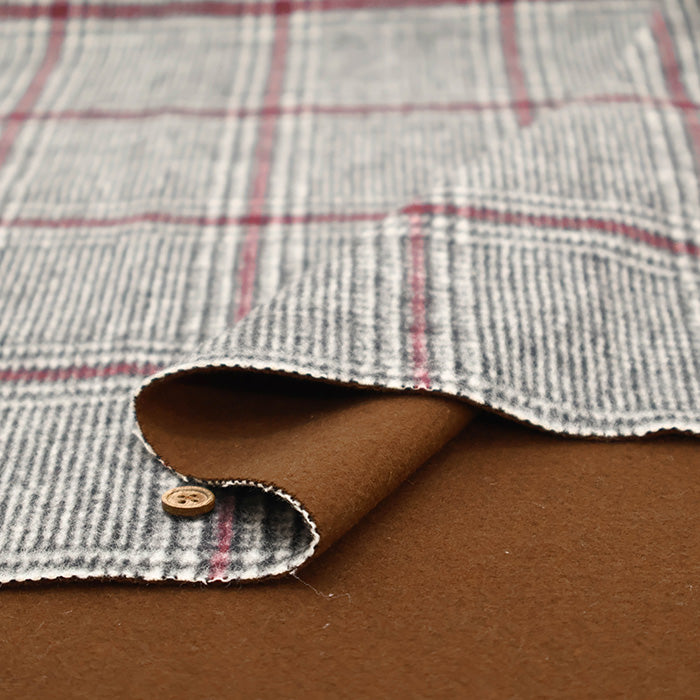 Reversible Wool Check Fabric - nomura tailor