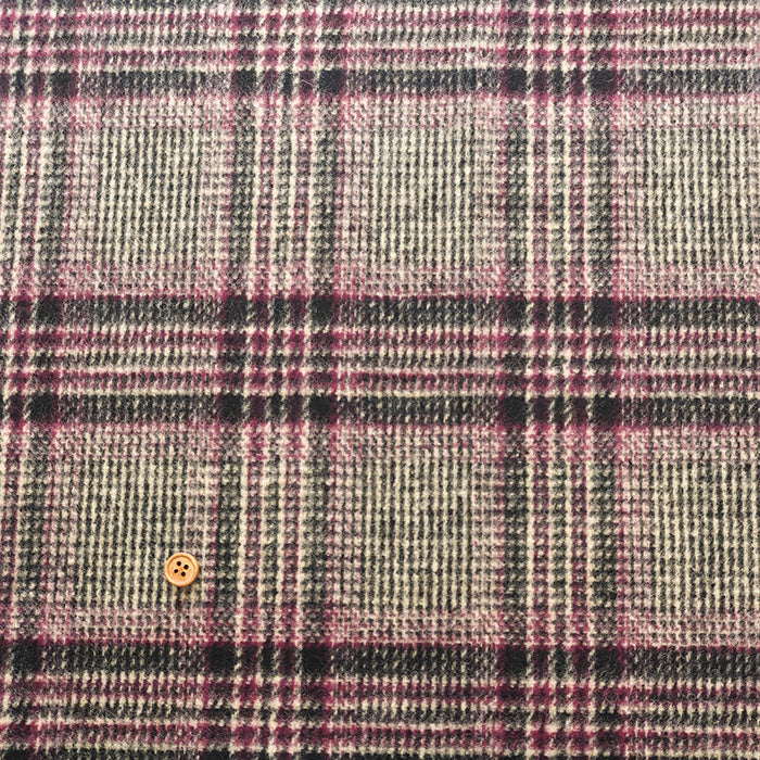 Reversible Wool Check Fabric - nomura tailor