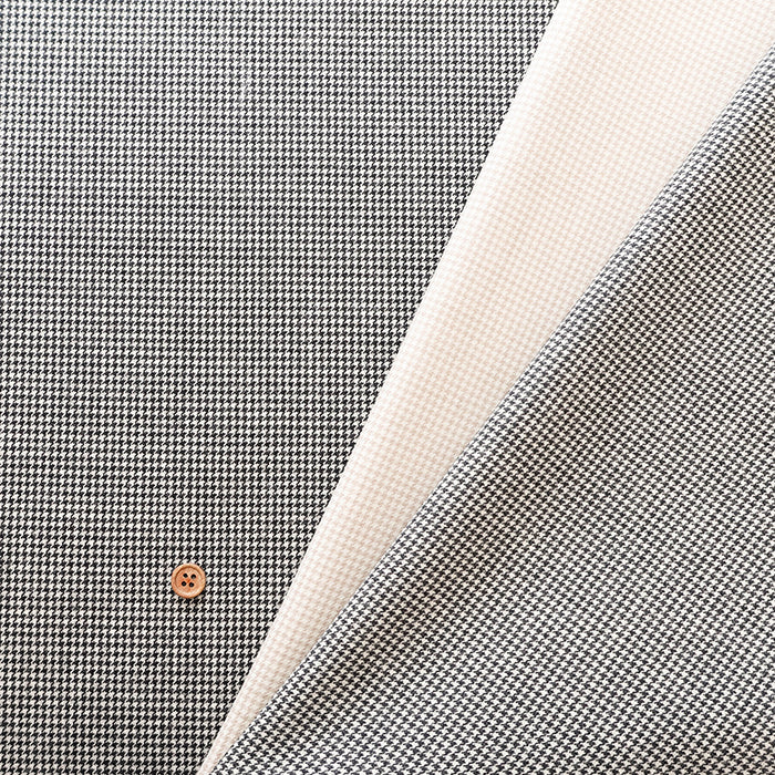 Dialuce Light Saxony Fabric - Houndstooth - nomura tailor
