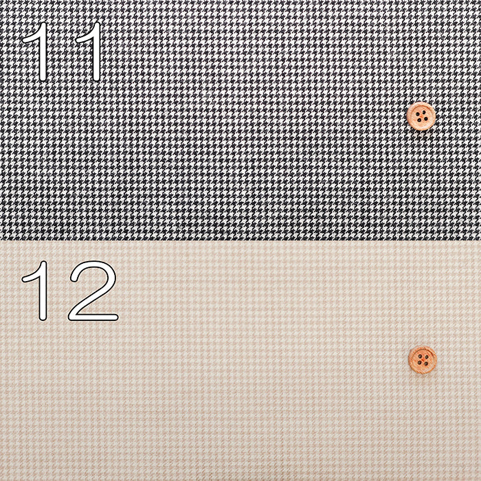 Dialuce Light Saxony Fabric - Houndstooth - nomura tailor