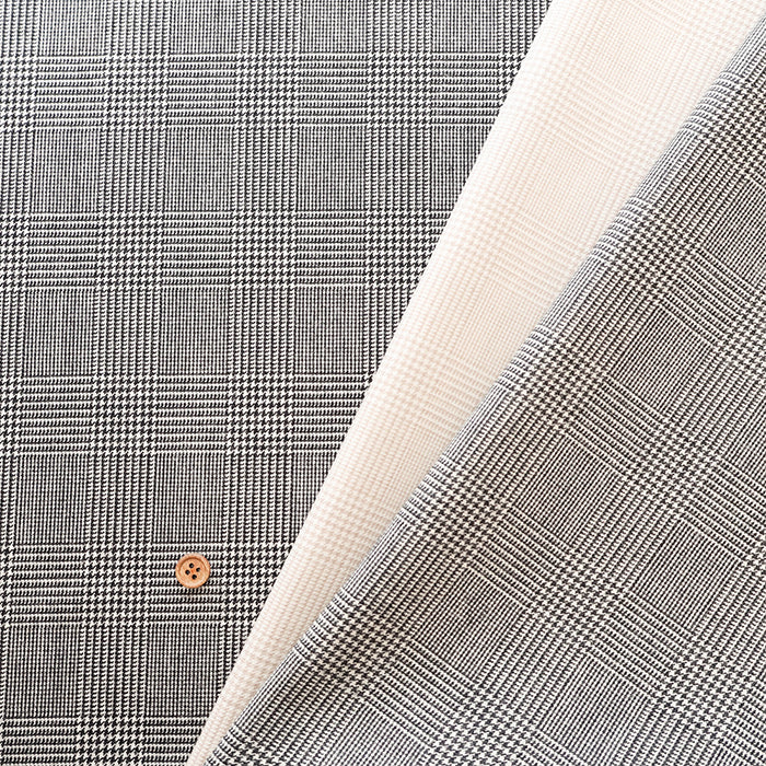 Dialuce Light Saxony fabric - Glen Check - nomura tailor