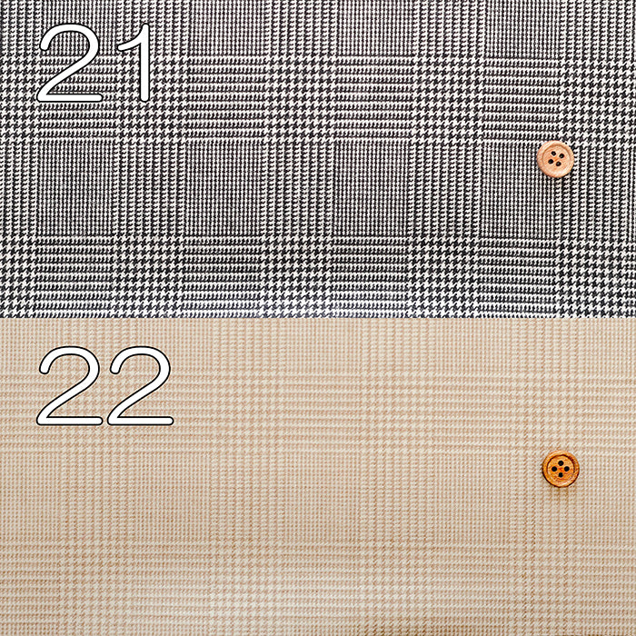 Dialuce Light Saxony fabric - Glen Check - nomura tailor