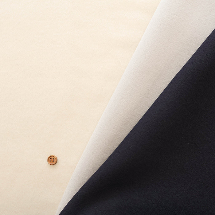 Wool Mosser Fabric - Plain - nomura tailor