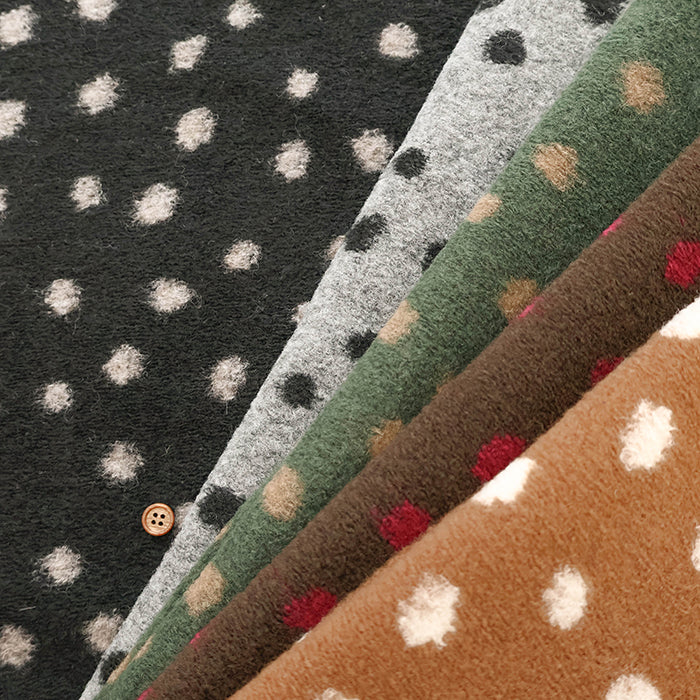 Polyester Sliver Jacquard Fabric - Dot - nomura tailor