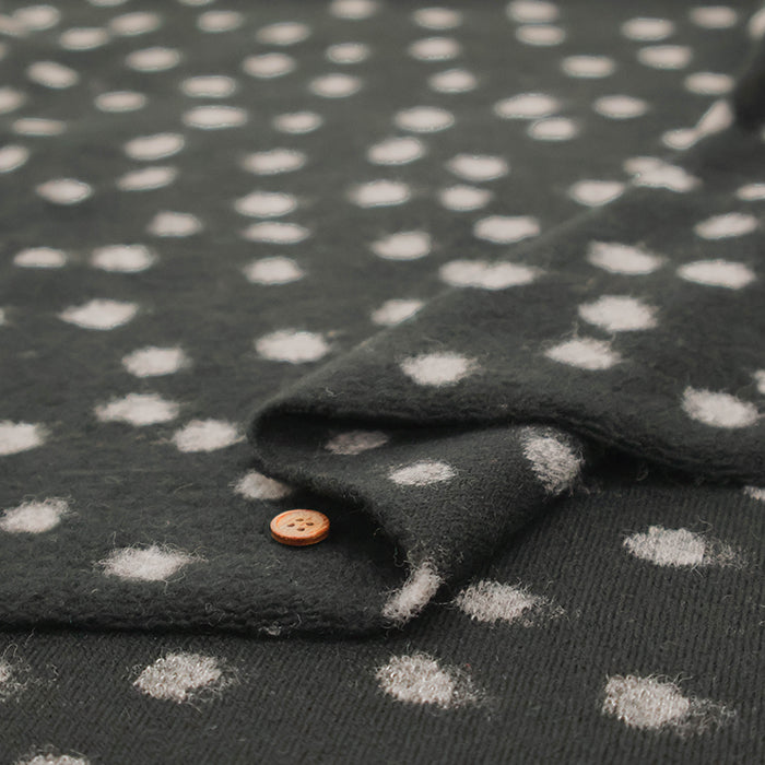 Polyester Sliver Jacquard Fabric - Dot - nomura tailor